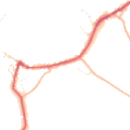 Daytime road noise heatmap for PL34 0AQ