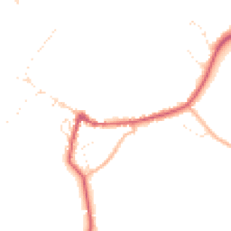 Daytime road noise heatmap for PL34 0BA