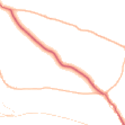 Daytime road noise heatmap for PL34 0ER