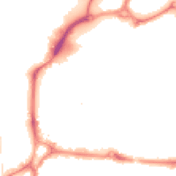 Night-time road noise heatmap for PO1 1AQ