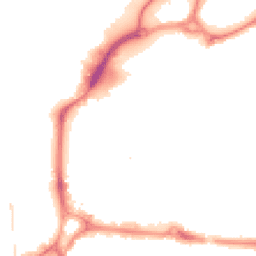 Night-time road noise heatmap for PO1 1AT