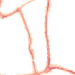 Night-time road noise heatmap for PO1 1AU