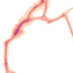 Night-time road noise heatmap for PO1 1BH