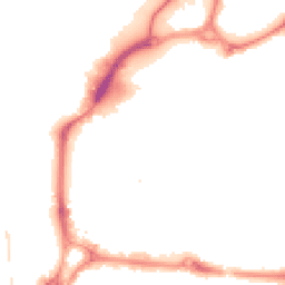 Night-time road noise heatmap for PO1 1BQ