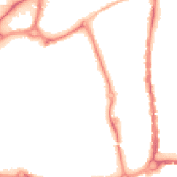 Night-time road noise heatmap for PO1 1BS