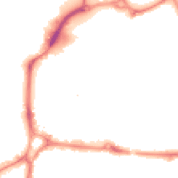 Night-time road noise heatmap for PO1 1EH