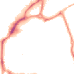 Night-time road noise heatmap for PO1 1EY