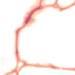 Night-time road noise heatmap for PO1 1FA