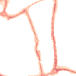 Night-time road noise heatmap for PO1 1FE