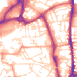 Daytime road noise heatmap for PO1 1HF