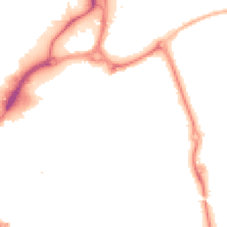 Night-time road noise heatmap for PO1 1HR