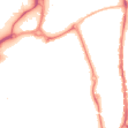 Night-time road noise heatmap for PO1 1HT