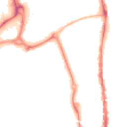 Night-time road noise heatmap for PO1 1JF