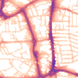 Daytime road noise heatmap for PO1 1JZ