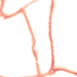Night-time road noise heatmap for PO1 1JZ