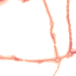 Night-time road noise heatmap for PO1 1LJ