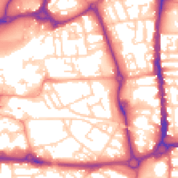 Daytime road noise heatmap for PO1 1LU