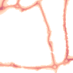 Night-time road noise heatmap for PO1 1LU
