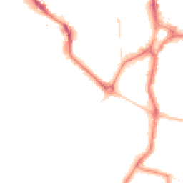Night-time road noise heatmap for PO1 2EY