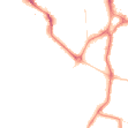 Night-time road noise heatmap for PO1 2HG