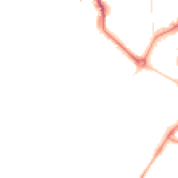Night-time road noise heatmap for PO1 2HT