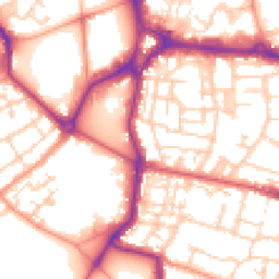 Daytime road noise heatmap for PO1 2RG