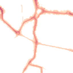 Night-time road noise heatmap for PO1 2RG