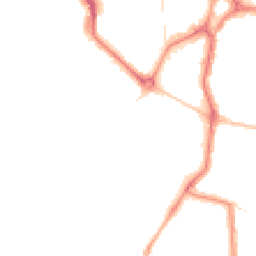 Night-time road noise heatmap for PO1 2TU