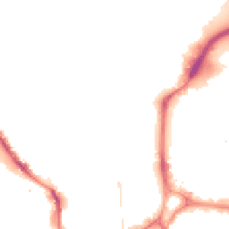 Night-time road noise heatmap for PO1 3AN