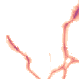 Night-time road noise heatmap for PO1 3FW