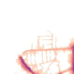 Daytime road noise heatmap for PO1 3GN