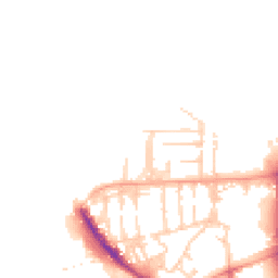 Daytime road noise heatmap for PO1 3GP