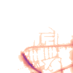 Daytime road noise heatmap for PO1 3GQ