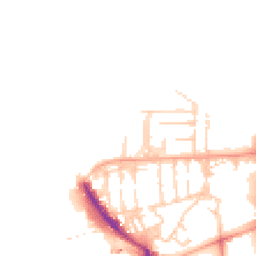 Daytime road noise heatmap for PO1 3GR