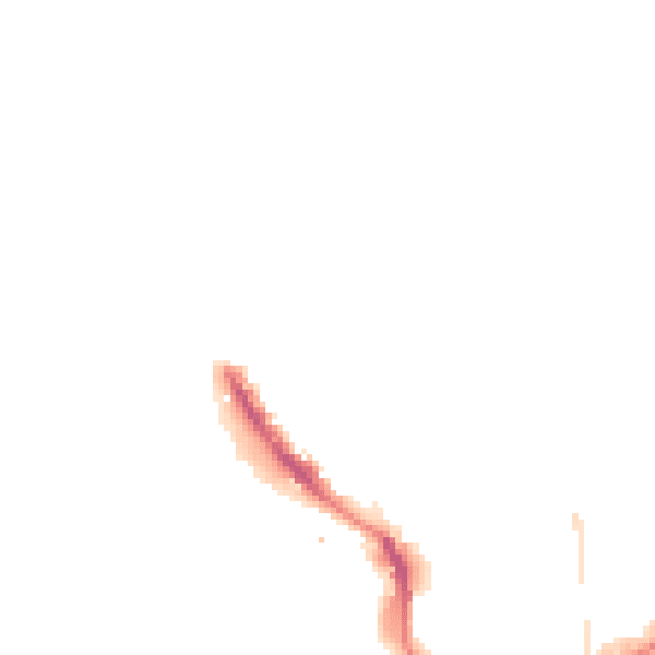 Night-time road noise heatmap for PO1 3HU