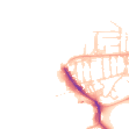 Daytime road noise heatmap for PO1 3LJ