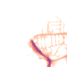 Daytime road noise heatmap for PO1 3LR