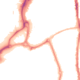 Night-time road noise heatmap for PO1 4DF