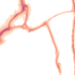 Night-time road noise heatmap for PO1 4DX