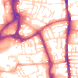 Daytime road noise heatmap for PO1 4HP