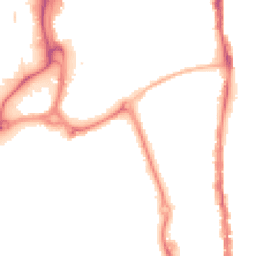 Night-time road noise heatmap for PO1 4HP