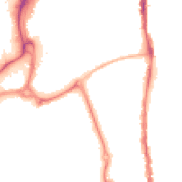 Night-time road noise heatmap for PO1 4HY