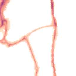 Night-time road noise heatmap for PO1 4JA