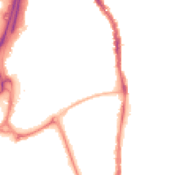 Night-time road noise heatmap for PO1 4LU