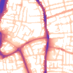 Daytime road noise heatmap for PO1 4LW