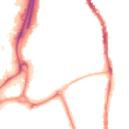 Night-time road noise heatmap for PO1 4PS