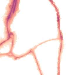 Night-time road noise heatmap for PO1 4PZ