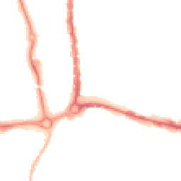 Night-time road noise heatmap for PO1 5BP