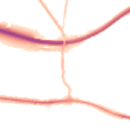 Night-time road noise heatmap for PO10 7BB