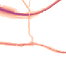 Night-time road noise heatmap for PO10 7DL